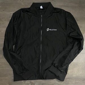 Peloton Black Bomber Jacket